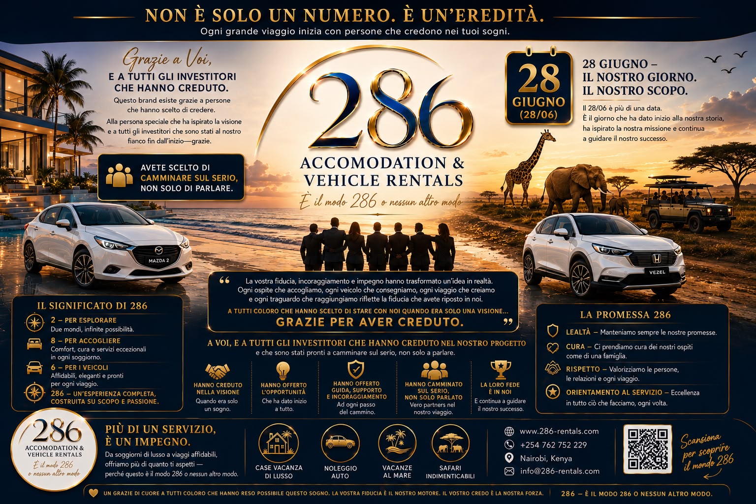 286 Rentals legacy poster — Italiano